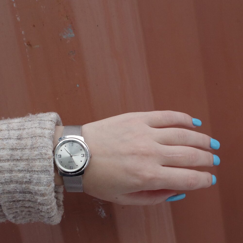 Women's Silver Plated Watch By Chatelaine